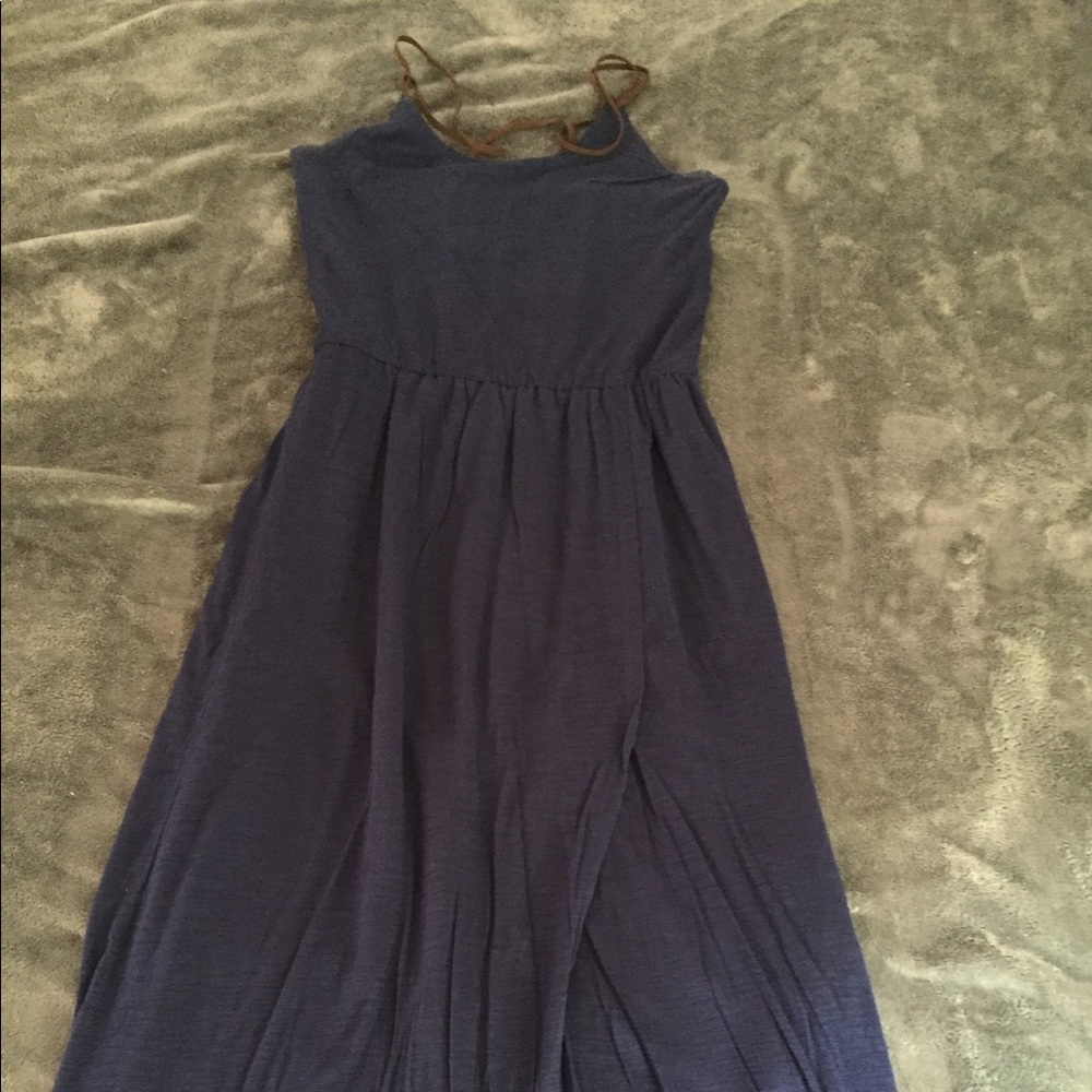 Anthropologie sleeveless maxi dress